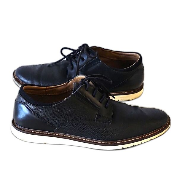 Other - Parker & Sky Black Oxfords Sleek Leather Lace-Up